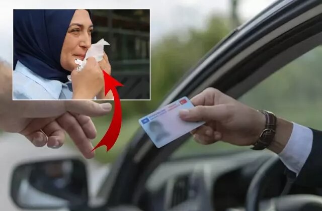 Sürücüler sakın bu hatayı yapmayın! Genç kadın ehliyetinden oldu