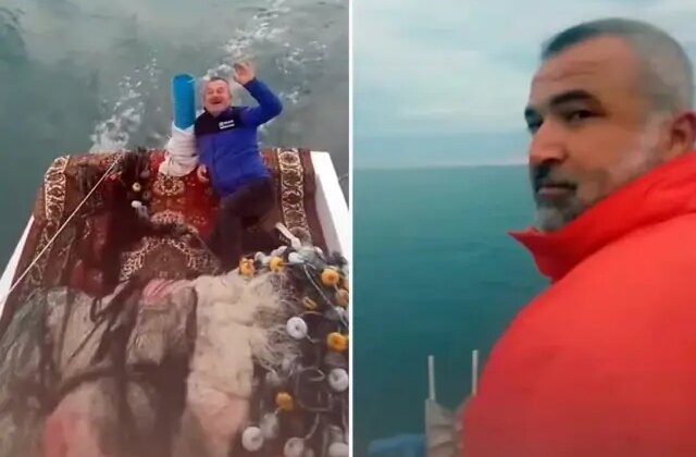 İşte alabora olan teknede can veren balıkçıların son görüntüleri