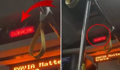 İtalya’daki otobüste gördüğü yazı şaşkına çevirdi: Kafayı yedim galiba