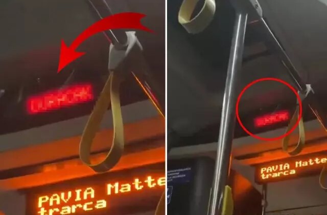 İtalya’daki otobüste gördüğü yazı şaşkına çevirdi: Kafayı yedim galiba