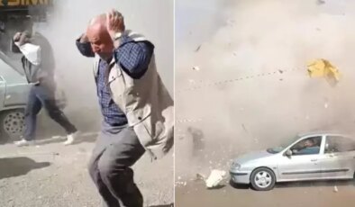 Sözde kontrollü yıkım! Ortalık savaş alanına döndü, yaralananlar var