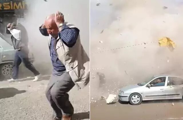 Sözde kontrollü yıkım! Ortalık savaş alanına döndü, yaralananlar var