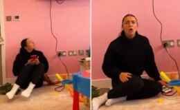 Karısının telefonunu televizyona bağlayan adam, hayatının şokunu yaşadı