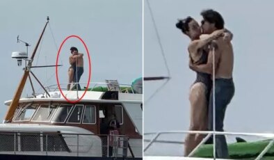 Katy Perry ile Justin Trudeau lüks yatta dudak dudağa görüntülendi