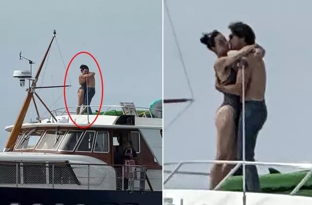 Katy Perry ile Justin Trudeau lüks yatta dudak dudağa görüntülendi