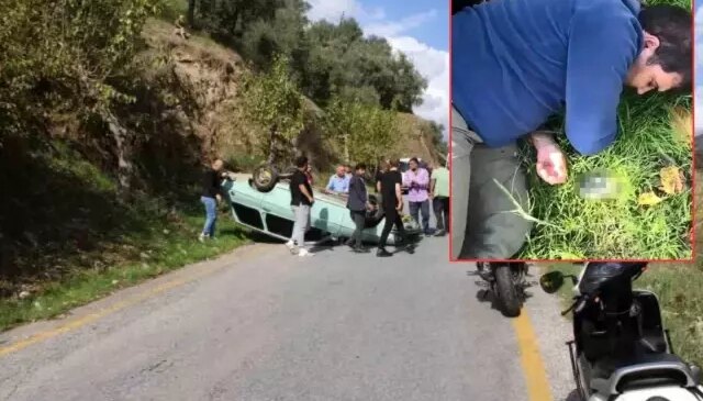 Kazayı görüntülemek isteyen gazetecilere saldırdılar