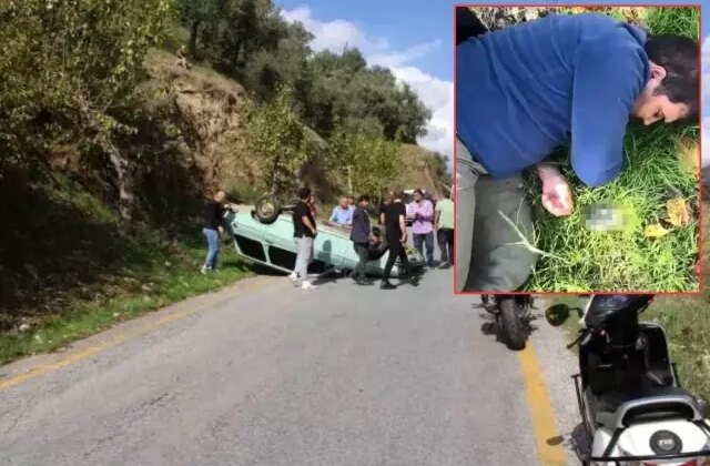 Kazayı görüntülemek isteyen gazetecilere saldırdılar