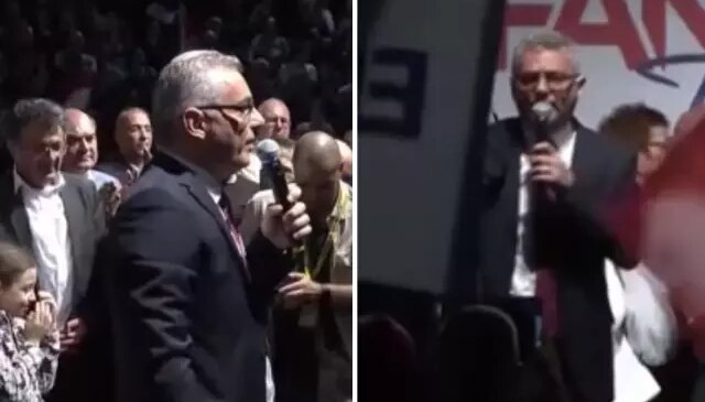 KKTC’nin yeni Cumhurbaşkanı’ndan zafer mitingi! Erdoğan’a teşekkür etti