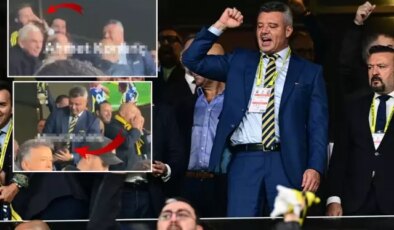 Küçük çocuğu savurdu, Devin Özek’e tokat attı! Sadettin Saran’ın renkli gol sevinci kameralara yansıdı