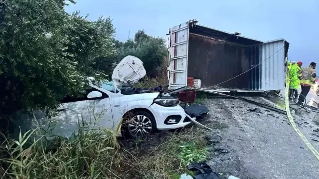 Manisa’da trafik kazası: 2 ölü, 3 yaralı