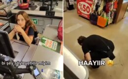 Markette kasiyere çıkma teklifi eden genç aldığı cevapla yıkıldı
