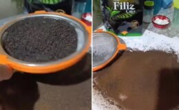 Marketten aldığı çayı eleyen vatandaş isyan etti: Bize çamur çiriyorlar