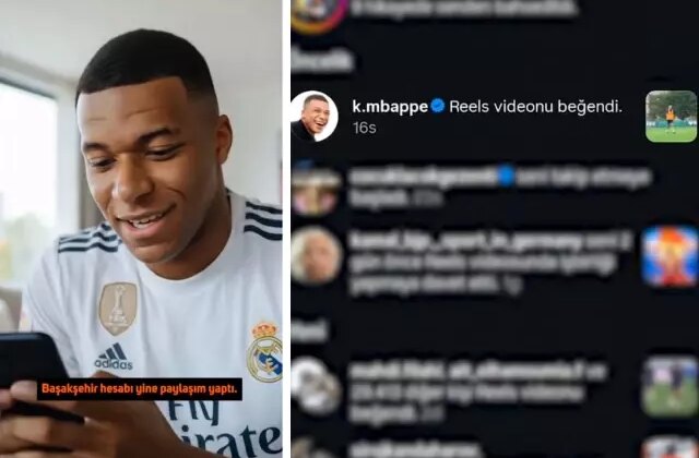 Mbappe beğeni yapmıştı! RAMS Başakşehir’den yapay zeka destekli sürpriz paylaşım