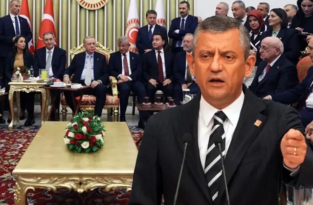 Meclis resepsiyonundaki fotoğrafa Özgür Özel’den ilk yorum