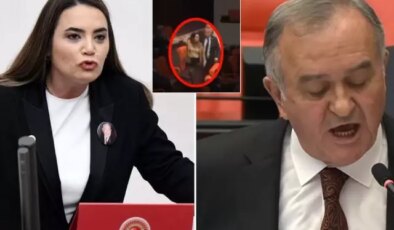 MHP’li vekilin sözlerine kızan Türkeş’in kızı, salonu terk etti
