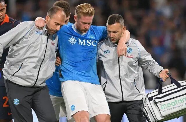 Napoli’ye büyük şok! Kevin De Bruyne aylarca forma giyemeyecek