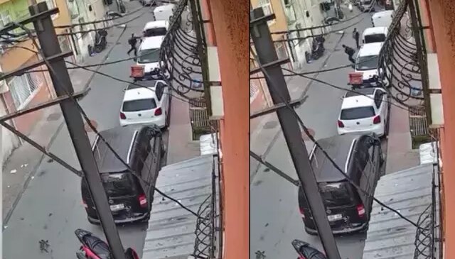 Ortaokul öğrencisi arkadaşını boynundan bıçakladı! O anlar kamerada