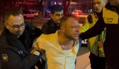 Polis ekiplerinin sabrını sınayan alkollü sürücü: Amcam MİT’te çalışıyor, lahmacun 60 lira