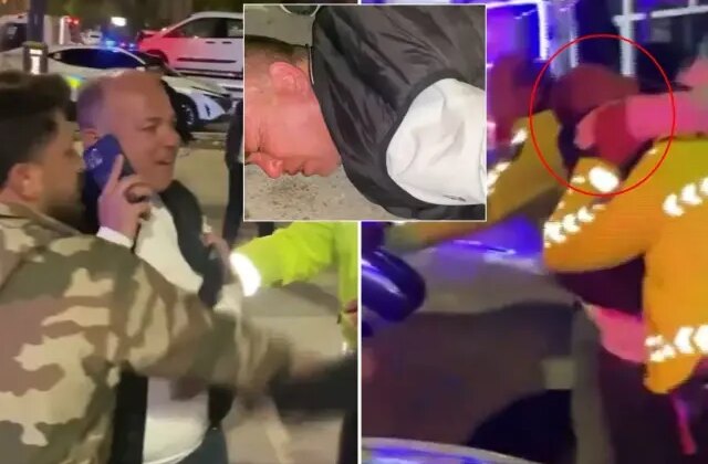 Polisi dövmeye çalışan şahsın sonu: Gardaş tamam