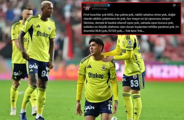 Puan kaybı sonrası çıldırdı! Ünlü şarkıcıdan Fenerbahçeli futbolculara büyük isyan