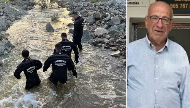 Sel sularında kaybolan 70 yaşındaki adam 2 gündür her yerde karış karış aranıyor