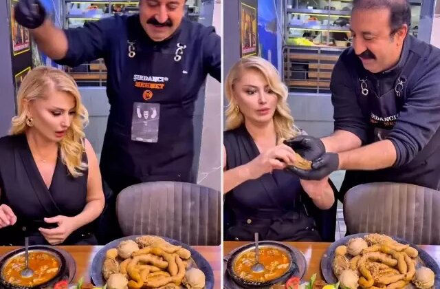Şırdan sunumu esnasında Songül Karlı’nın zor anları