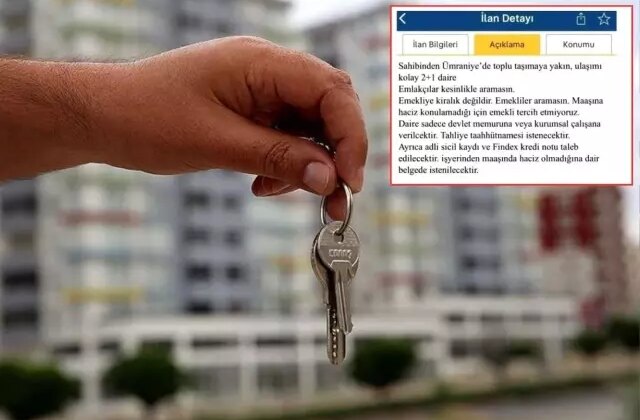 Skandal kiralık ilana tepki yağdı, bakanlık harekete geçti