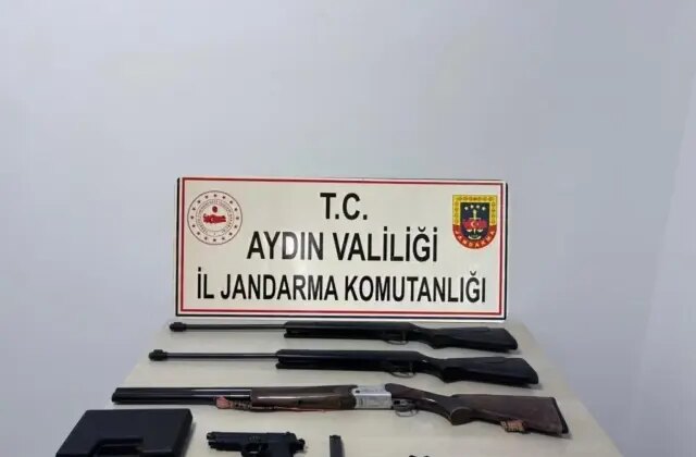 Sosyal medyadan silah fotoğrafı paylaşınca yakalandı