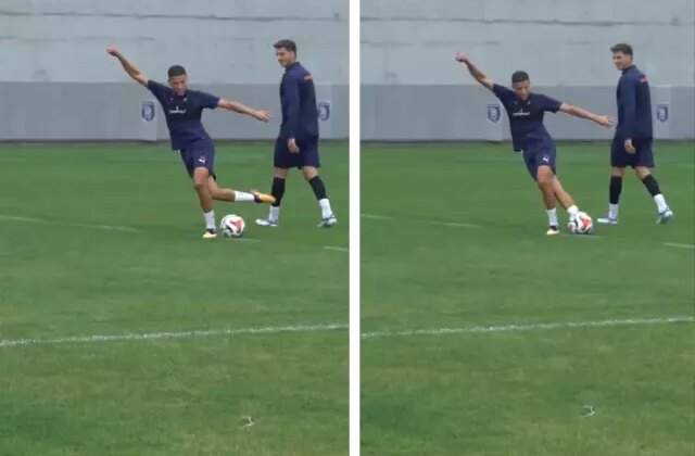 Süper Lig’in yeni yıldızı Amine Harit, antrenmanda yaptığıyla büyüledi