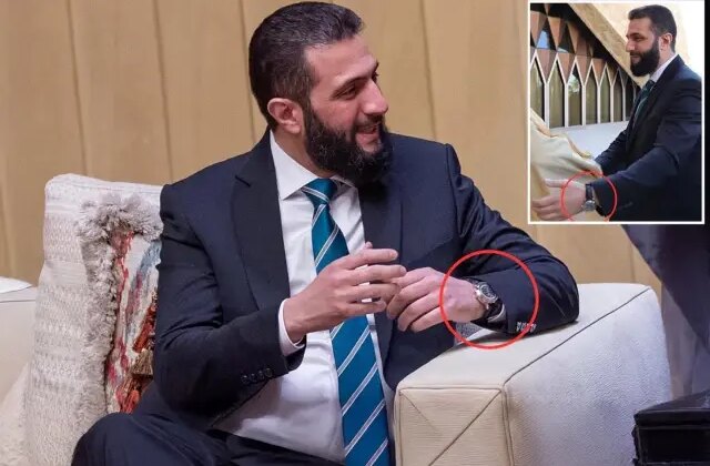 Suriye lideri Şara’nın koluna taktığı saatin fiyatı dudak uçuklattı