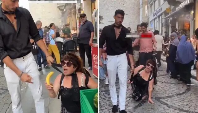 Tasma taktığı kadını sokaklarda gezdirdi! Kullandığı ifadeler de skandal
