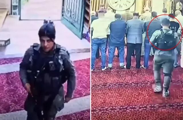 Tepki çeken olay! Camiye ayakkabı ile girip namaz kılanları gözaltına aldılar