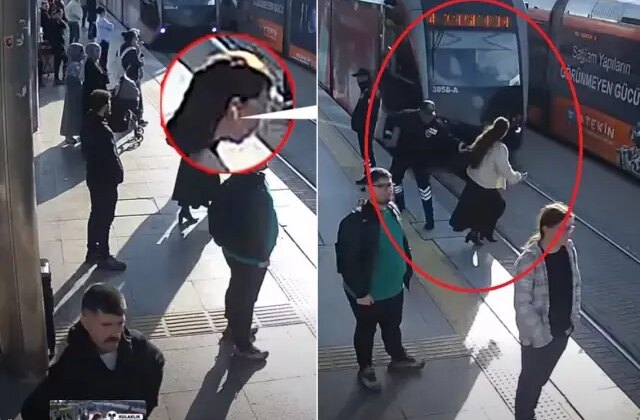 Güvenlik kurtardı! Bir anlık dalgınlık az daha ölüme neden oluyordu
