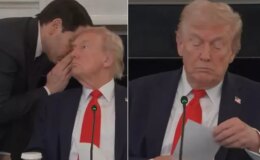 Gazze toplantısını bitiren not! Trump apar topar masadan kalktı