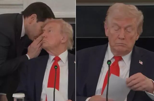Gazze toplantısını bitiren not! Trump apar topar masadan kalktı