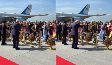 Trump, Malezya’da uçaktan iner inmez dansa başladı