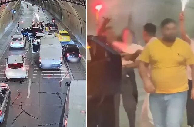 Tüneli kapatıp eğlence yapan gruba ceza yağdı