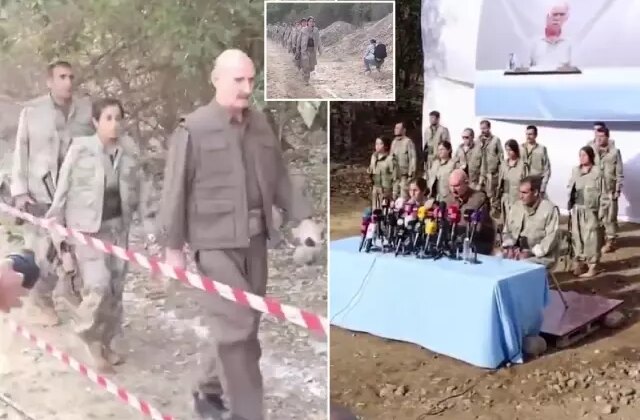 Türkiye'den çekilen PKK tarihi kararı böyle duyurdu 1 Türkiye’den çekilen PKK tarihi kararı böyle duyurdu
