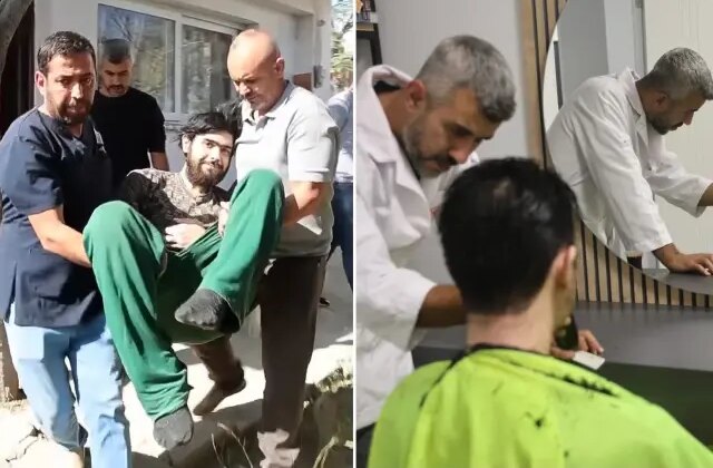 Türkiye’nin konuştuğu Barış 3 yıl sonra evden çıkarıldı, hamama götürüldü ve tıraş ettirildi