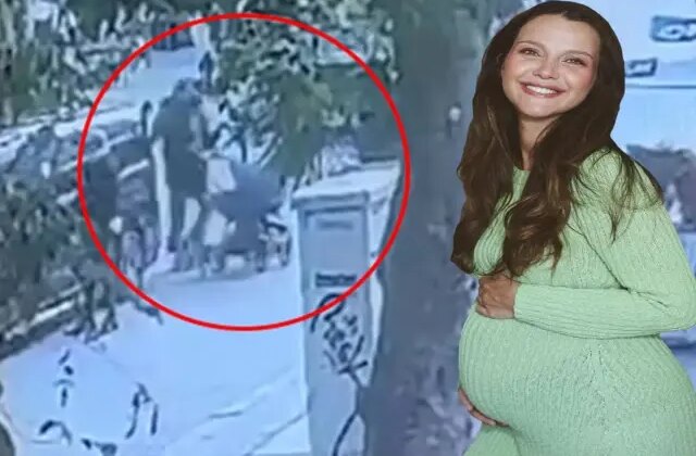 Ünlü oyuncu İrem Helvacıoğlu’nun bebeğiyle ölümden döndüğü an kamerada
