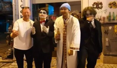 Üstünde imam cübbesi, elinde alkol şişesi! Tepkilerin odağındaki genç serbest bırakıldı
