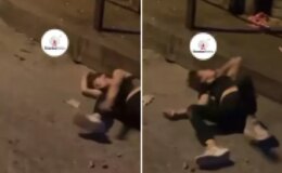 Uyuşturucu etkisindeki genç kızın hareketleri korkuttu