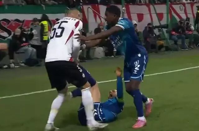 Yenilgiyi hazmedemedi! Legia Varşova’nın kaptanından Zeki Yavru’ya büyük saygısızlık