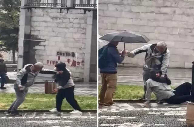 Yerde sürükledi, kaldırım taşıyla vurdu! Korkunç kavgaya ilişkin şok eden iddia