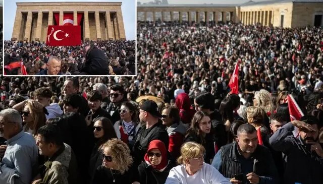 10 Kasım’da tarihi rekor! Anıtkabir’i 1 milyon 219 bin kişi ziyaret etti