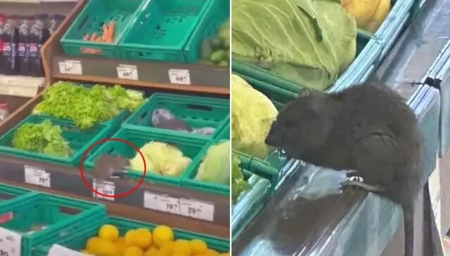 3 harfli market zincirinde skandal görüntü