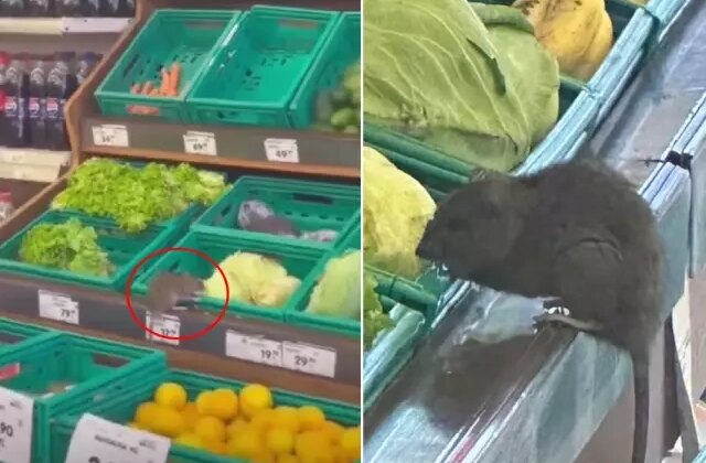 3 harfli market zincirinde skandal görüntü