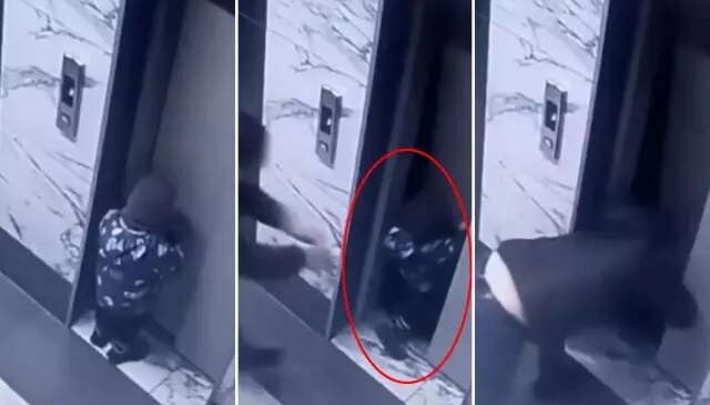 3 yaşındaki çocuk ailesinin gözü önünde asansör boşluğuna düştü