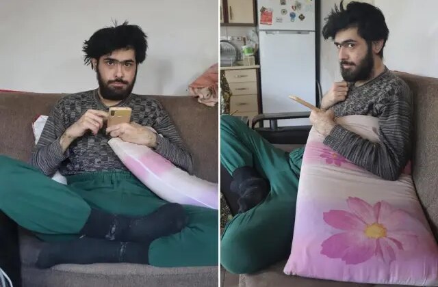 3 yıldır evden çıkmayan Barış Özbay arkadaşının nişanına katıldı