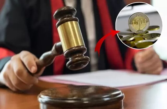 50 kuruş için 1600 dava açtı, cezayı yedi